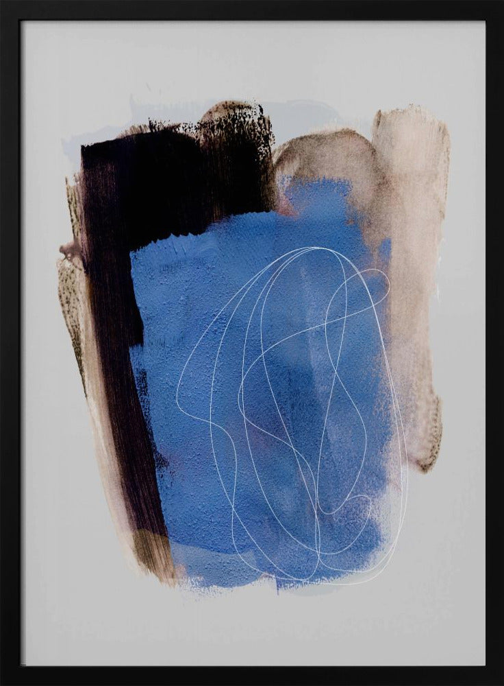 Abstract Brush Strokes 55 | Poster