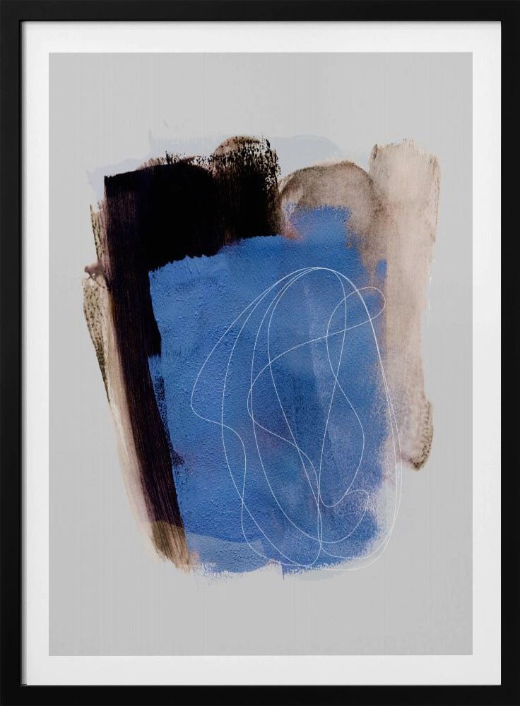 Abstract Brush Strokes 55 | Poster