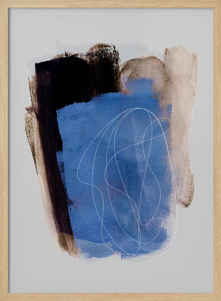 Abstract Brush Strokes 55 | Poster