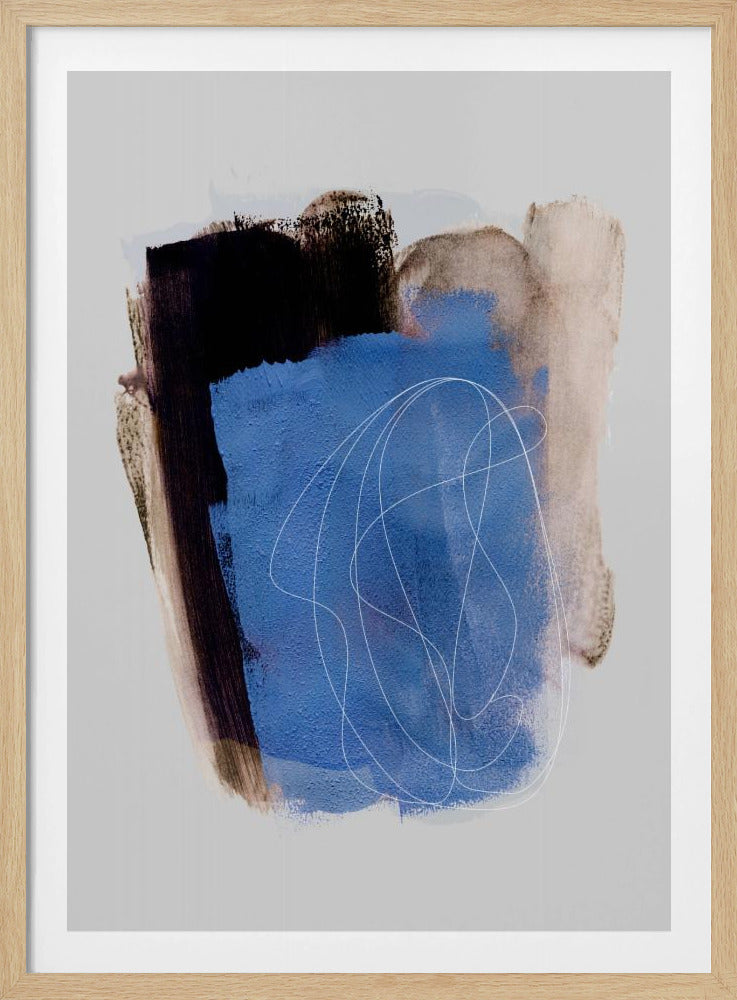 Abstract Brush Strokes 55 | Poster