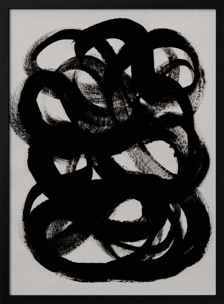 Abstrakte Pinselstriche 84 | Poster