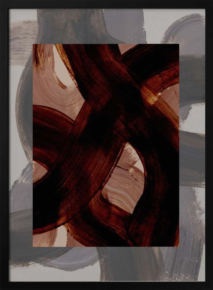 Abstract Brush Strokes 150 | Poster