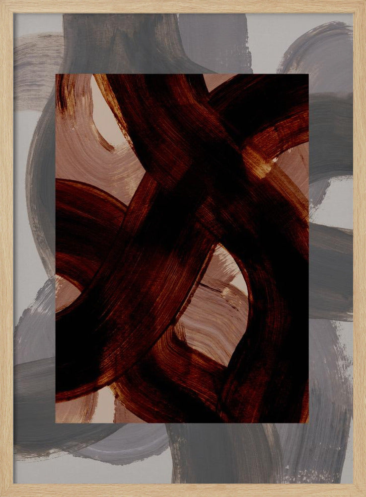 Abstract Brush Strokes 150 | Poster
