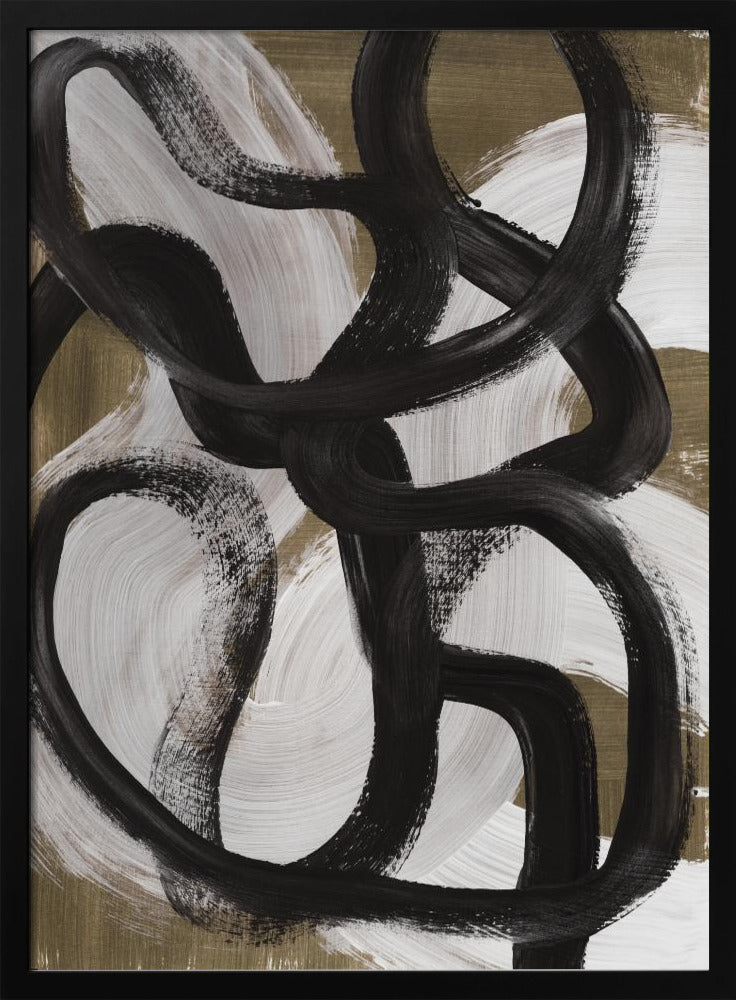 Abstract Brush Strokes 127X | Poster