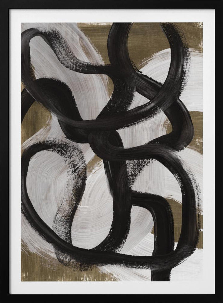 Abstract Brush Strokes 127X | Poster