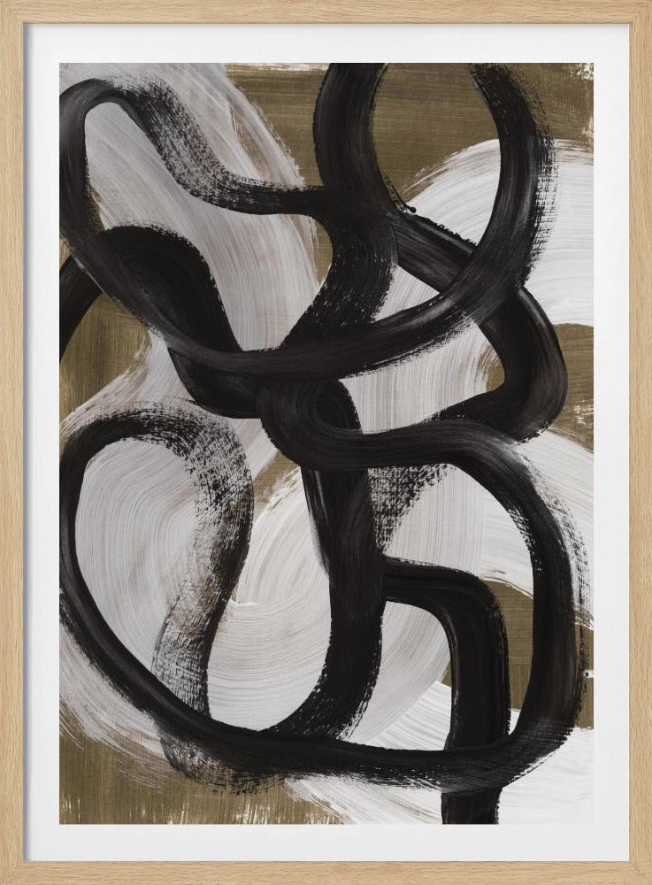 Abstract Brush Strokes 127X | Poster