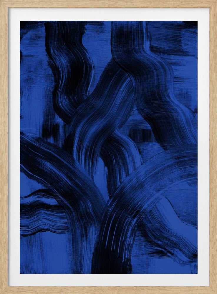 Abstract Brush Strokes 126X | Poster