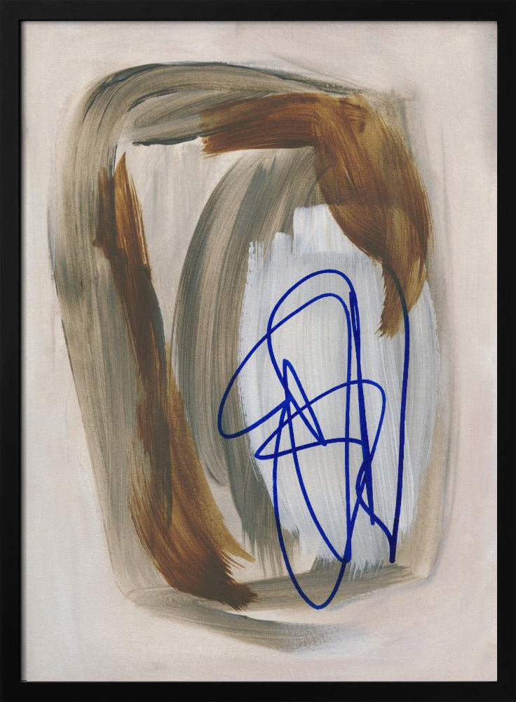 Abstract Brush Strokes 156 | Poster