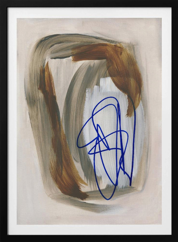 Abstract Brush Strokes 156 | Poster