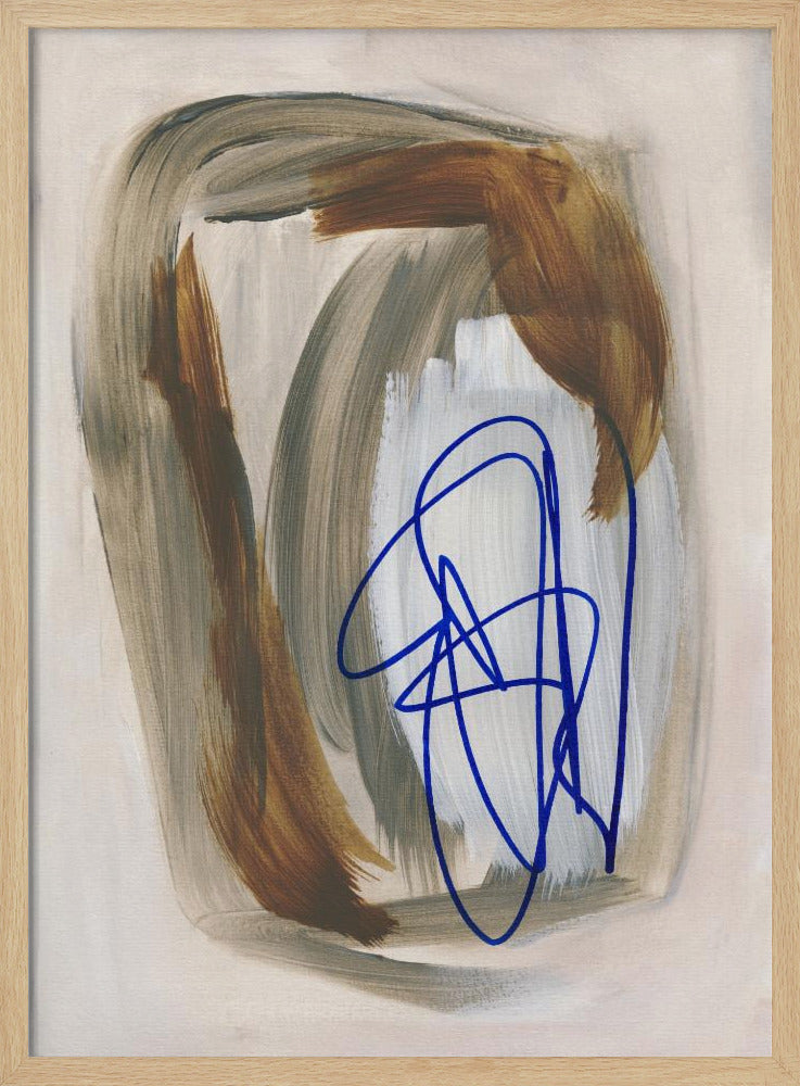 Abstract Brush Strokes 156 | Poster