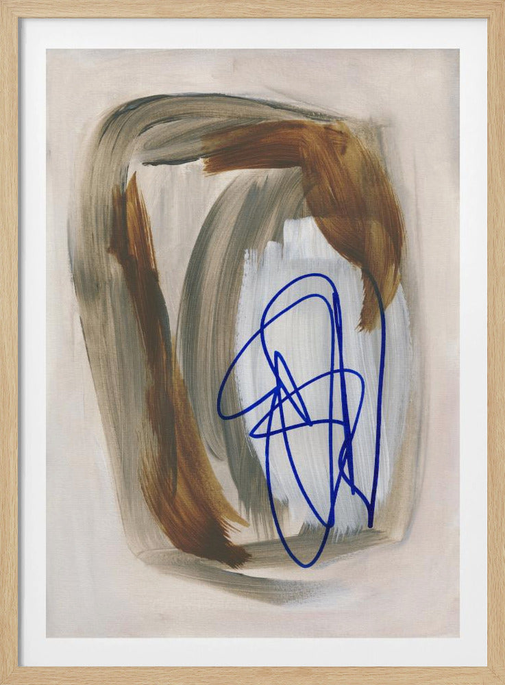 Abstract Brush Strokes 156 | Poster