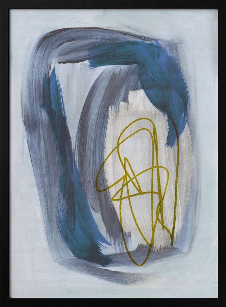 Abstract Brush Strokes 156X | Poster