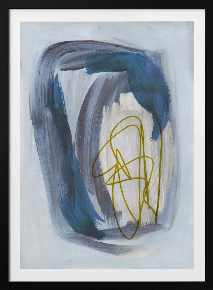 Abstract Brush Strokes 156X | Poster