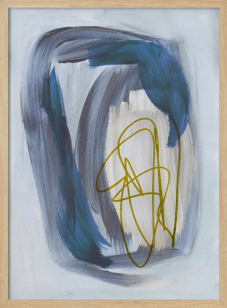 Abstract Brush Strokes 156X | Poster