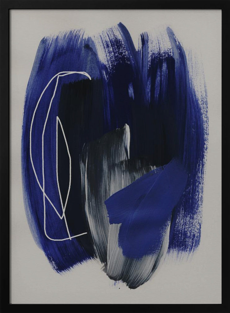Abstract Brush Strokes 158 | Poster