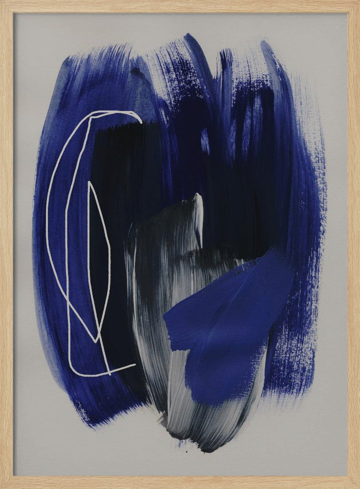 Abstract Brush Strokes 158 | Poster