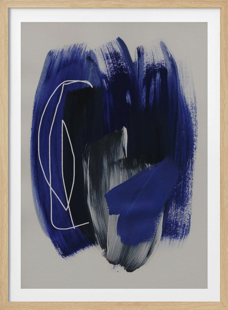 Abstract Brush Strokes 158 | Poster