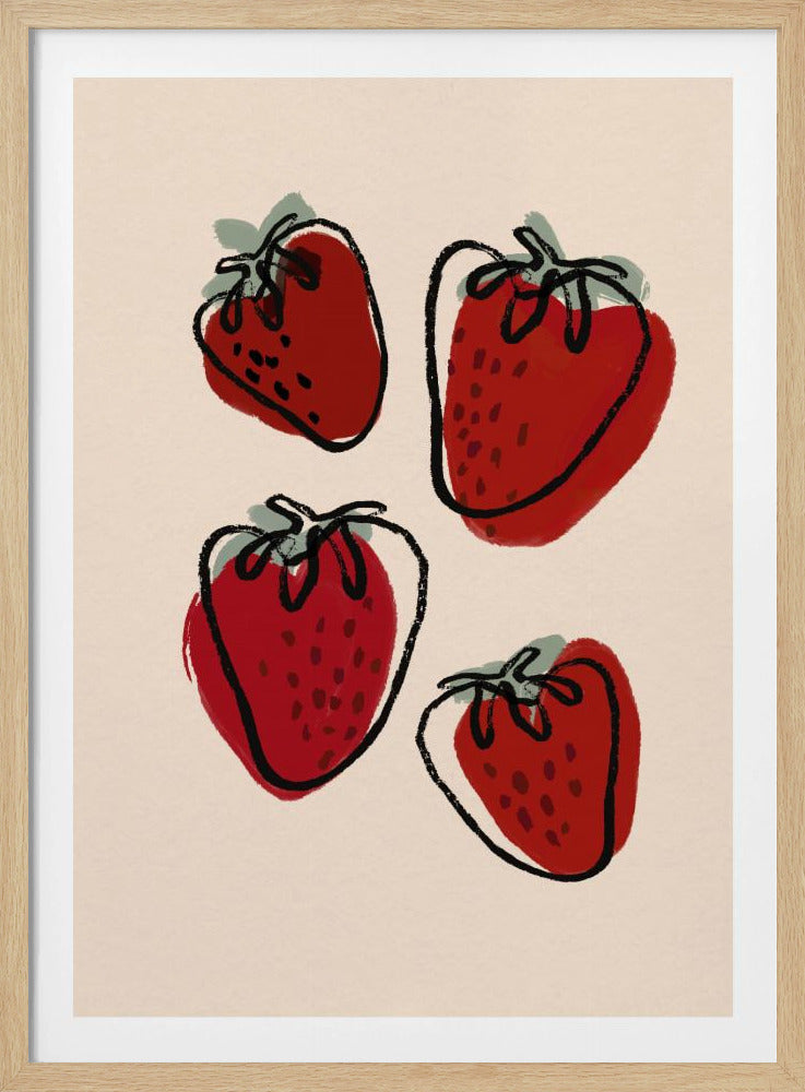 Berry Delight Sketch | Poster