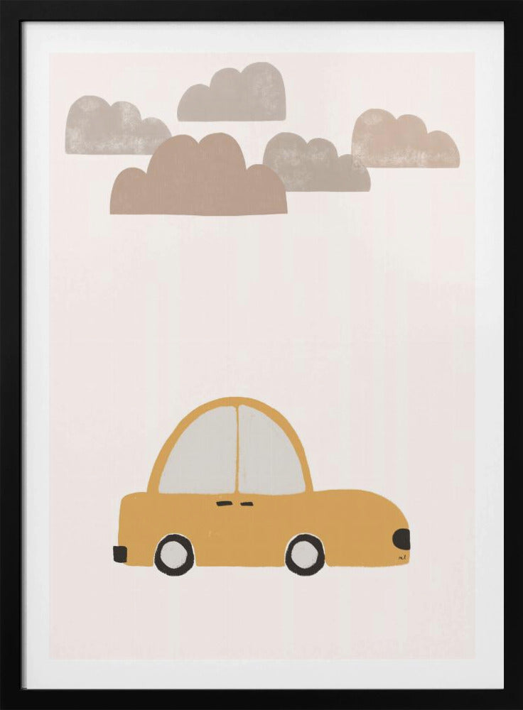 Gelbes Auto | Poster