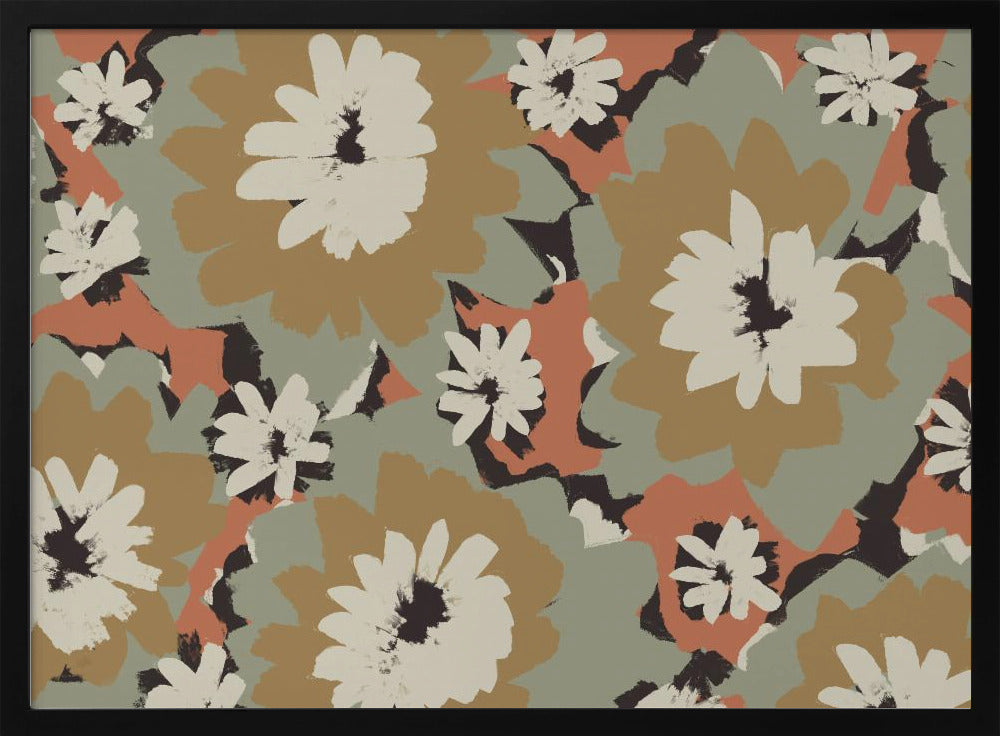 Kräftige Blumensymphonie | Poster