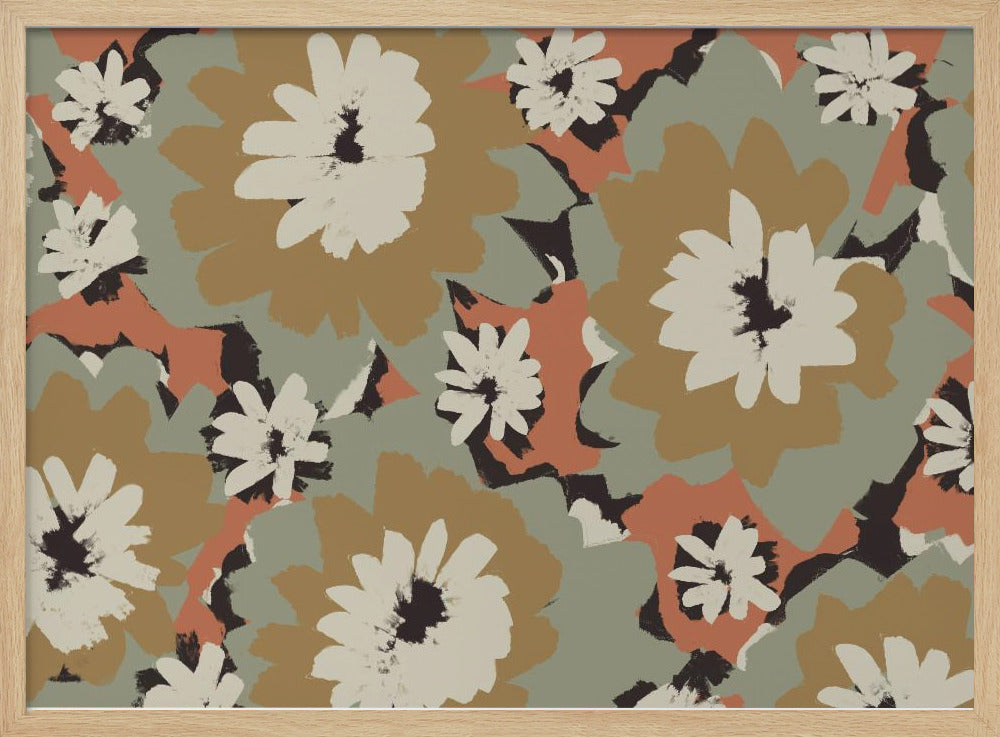 Kräftige Blumensymphonie | Poster
