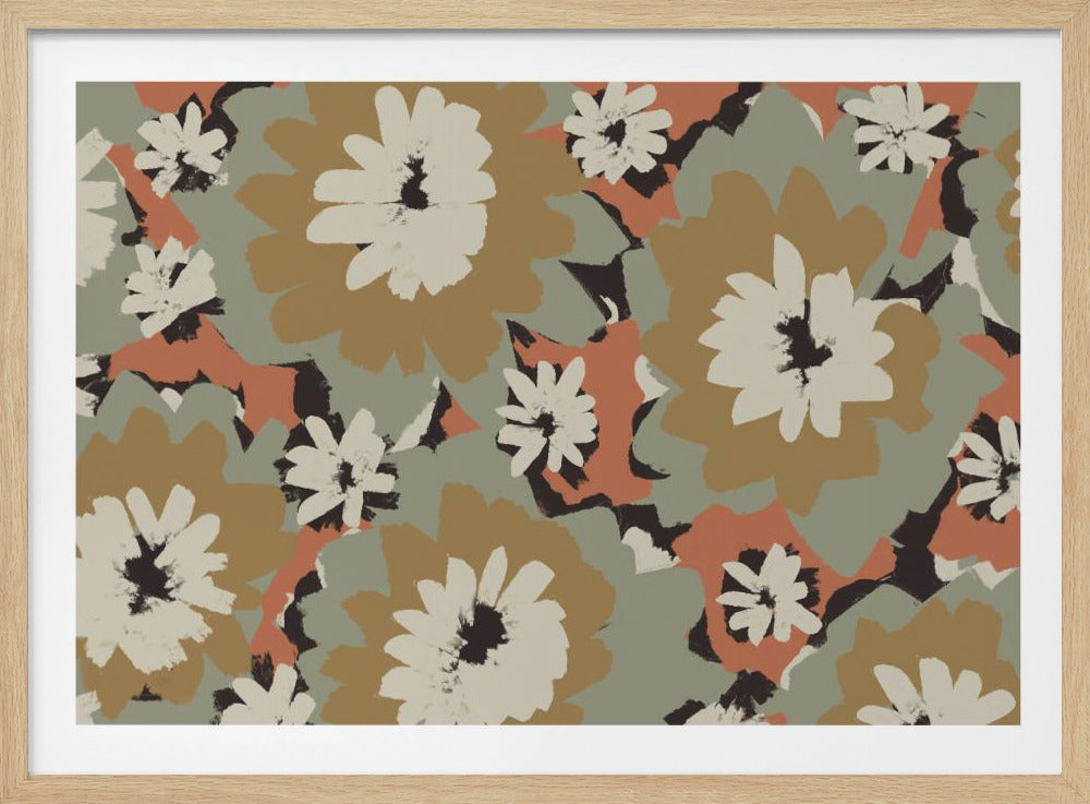 Kräftige Blumensymphonie | Poster