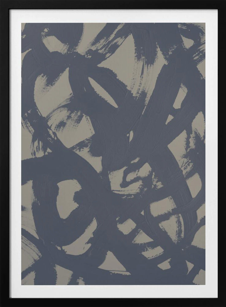 Abstract Brush Strokes 399X | Poster