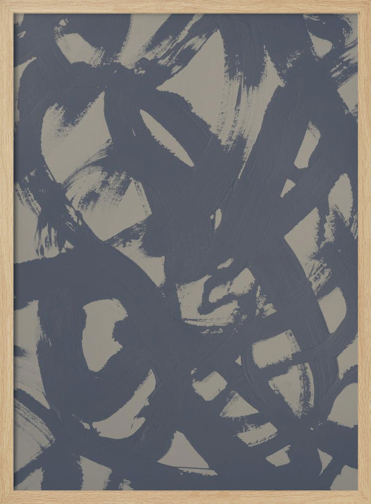 Abstract Brush Strokes 399X | Poster