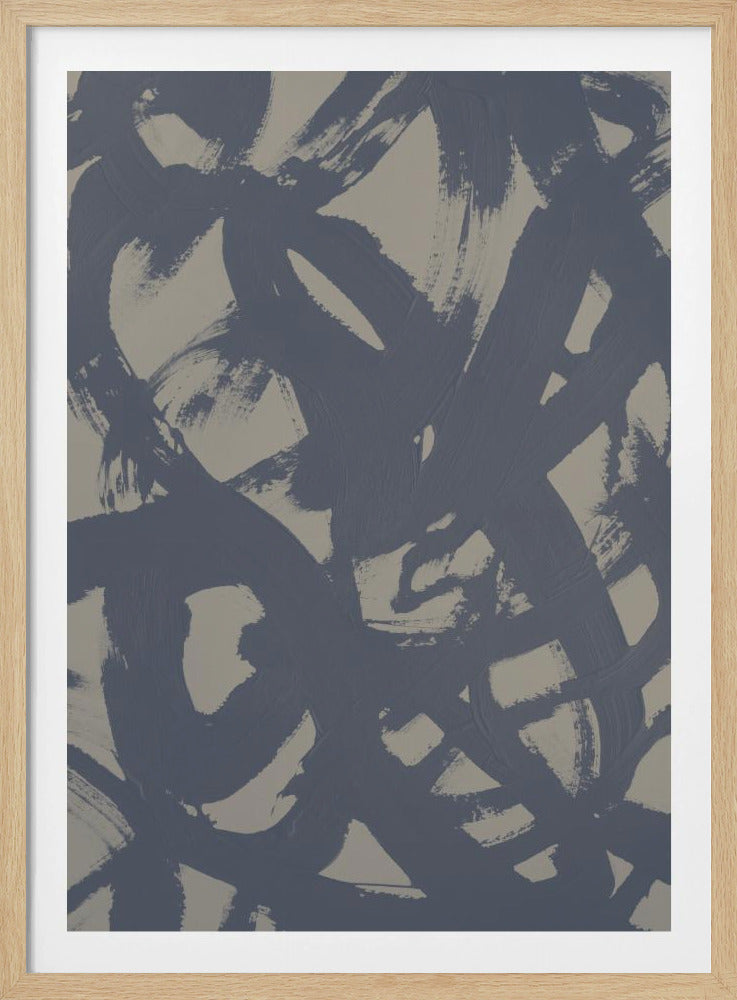 Abstract Brush Strokes 399X | Poster