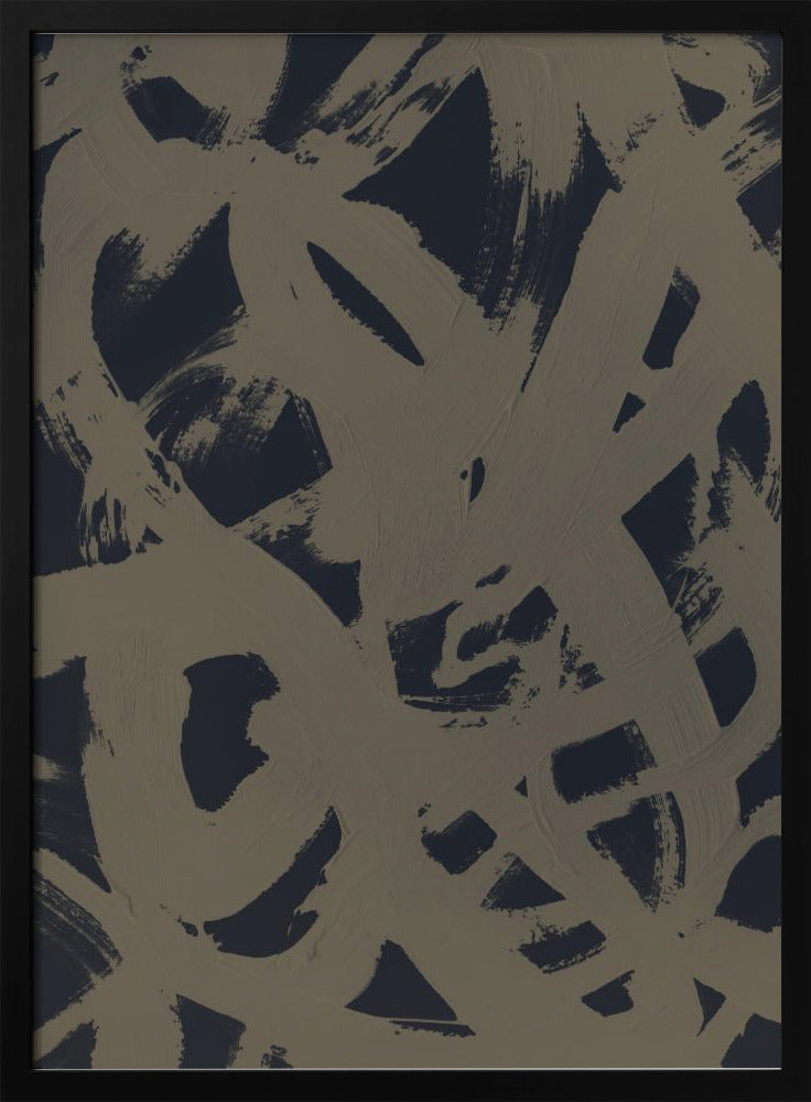Abstract Brush Strokes 399Y | Poster