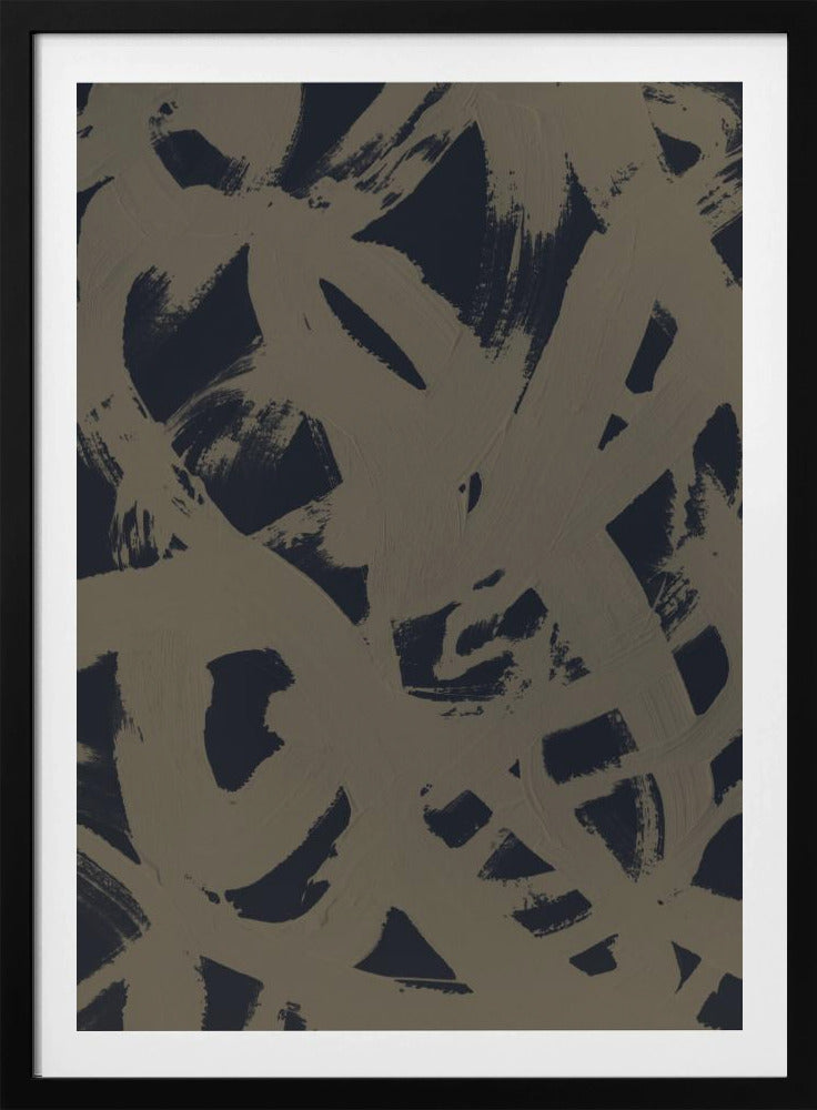 Abstract Brush Strokes 399Y | Poster
