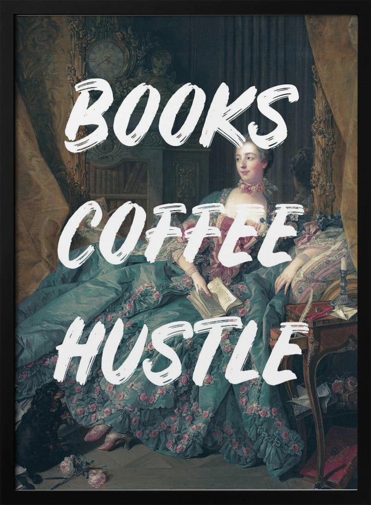 Bücherkaffeeweiß Ratioiso | Poster
