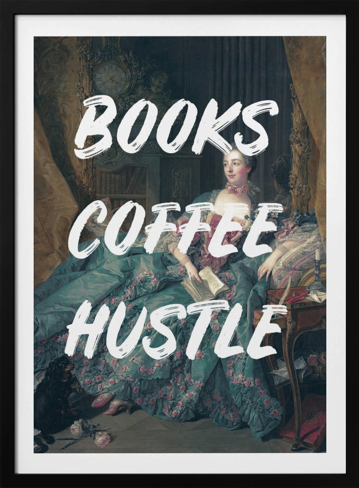 Bücherkaffeeweiß Ratioiso | Poster