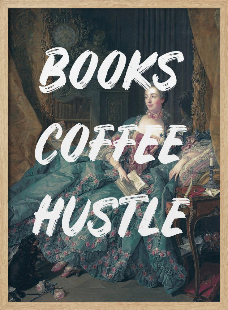 Bücherkaffeeweiß Ratioiso | Poster