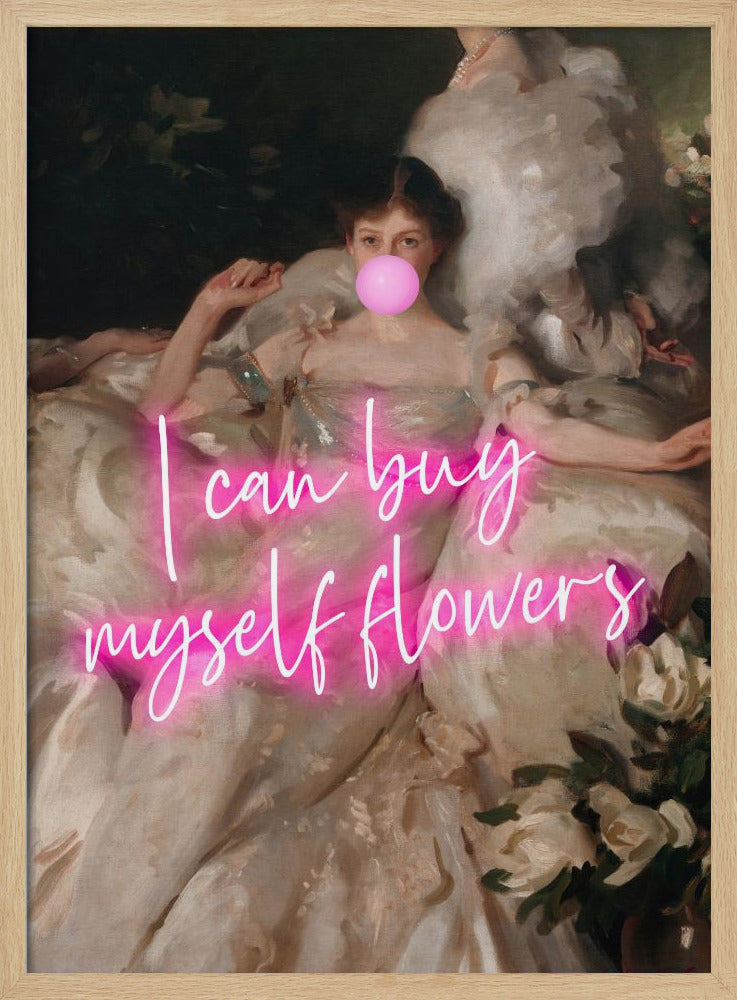 Kaufe mir selbst Blumen6 Ratioiso | Poster