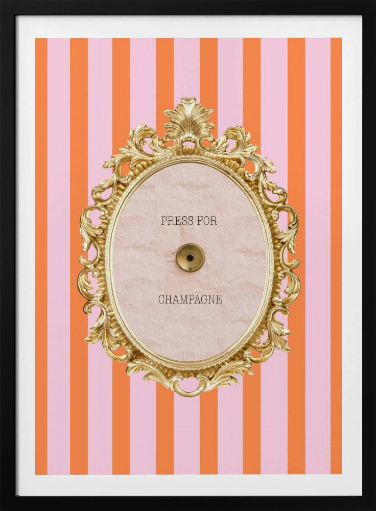 Champagnerrosaorange Verhältnis2x3 | Poster
