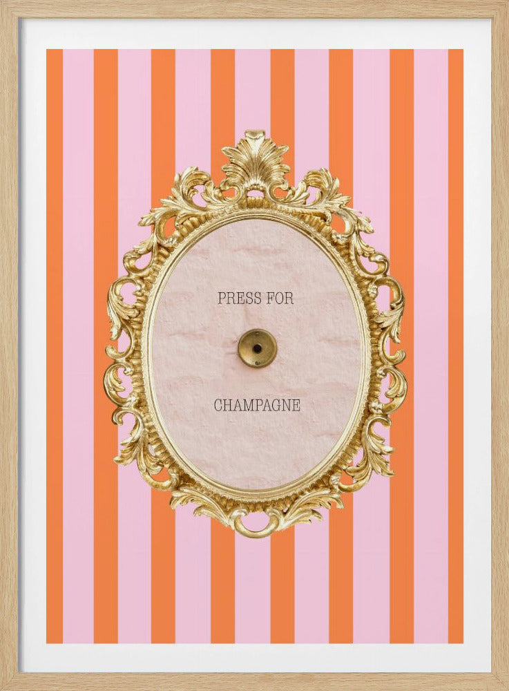 Champagnerrosaorange Verhältnis2x3 | Poster