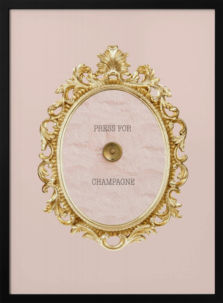 Presse für Champagnerrosa | Poster
