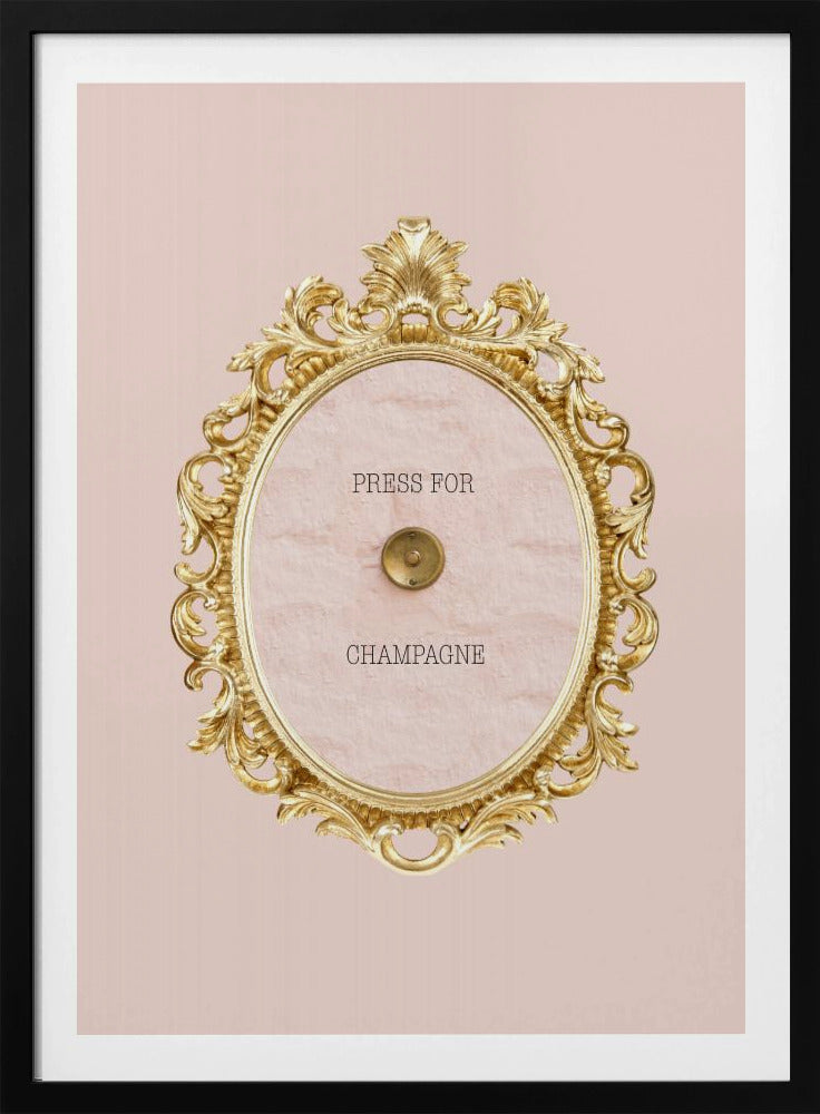 Presse für Champagnerrosa | Poster