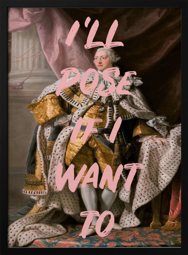 Kingposerpink Verhältnis 2x3 | Poster