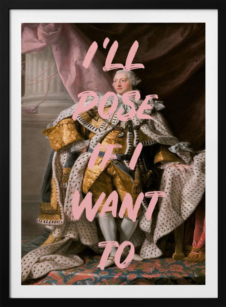 Kingposerpink Verhältnis 2x3 | Poster