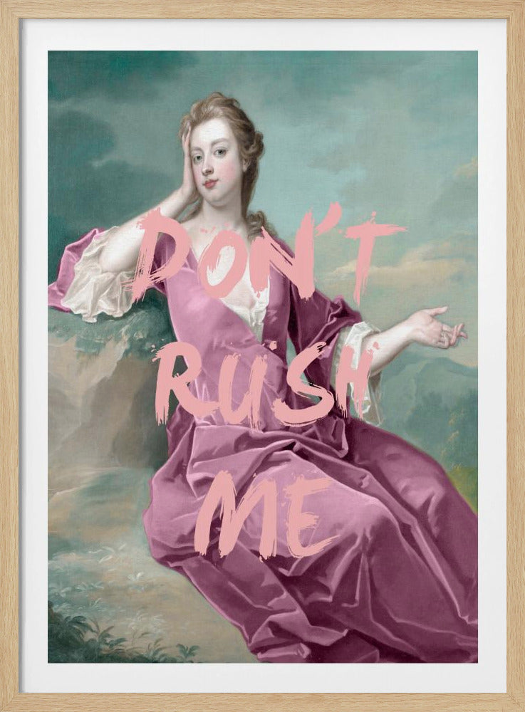 Dontrushmepink Verhältnis 2x3 | Poster