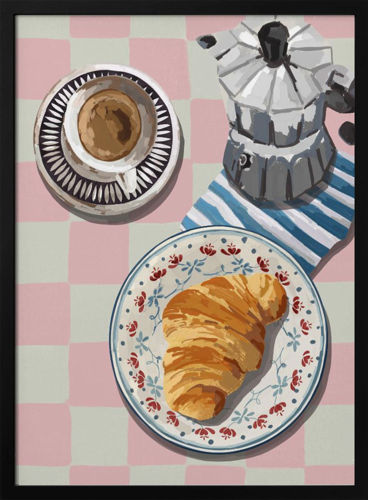 Französisches Frühstücksverhältnis 2x3 | Poster