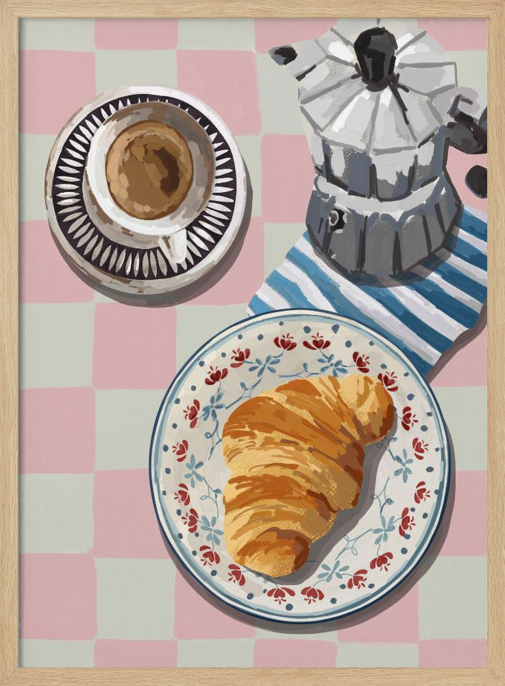 Französisches Frühstücksverhältnis 2x3 | Poster