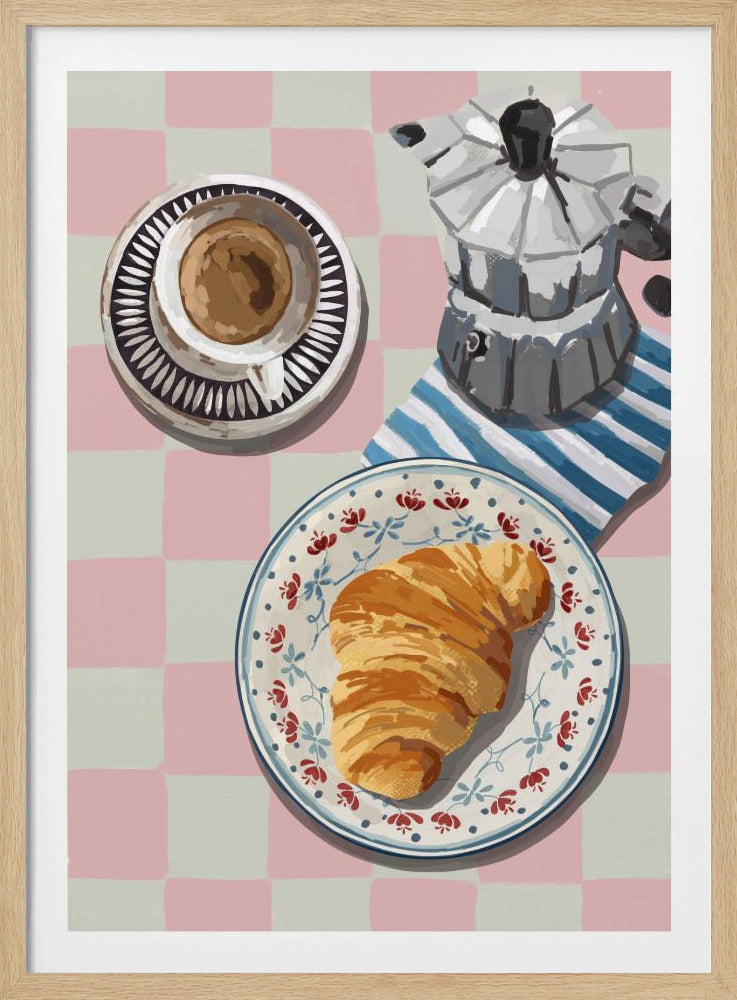Französisches Frühstücksverhältnis 2x3 | Poster