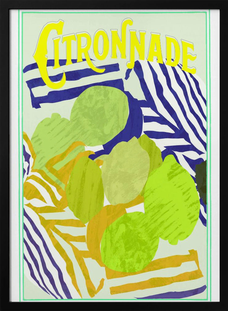 Zitronengelb und Grün | Poster