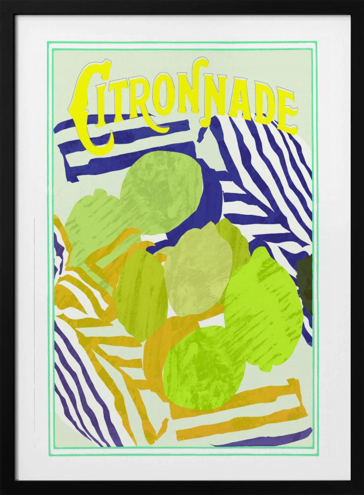 Zitronengelb und Grün | Poster