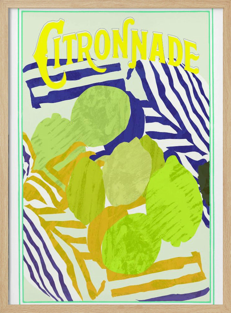 Zitronengelb und Grün | Poster