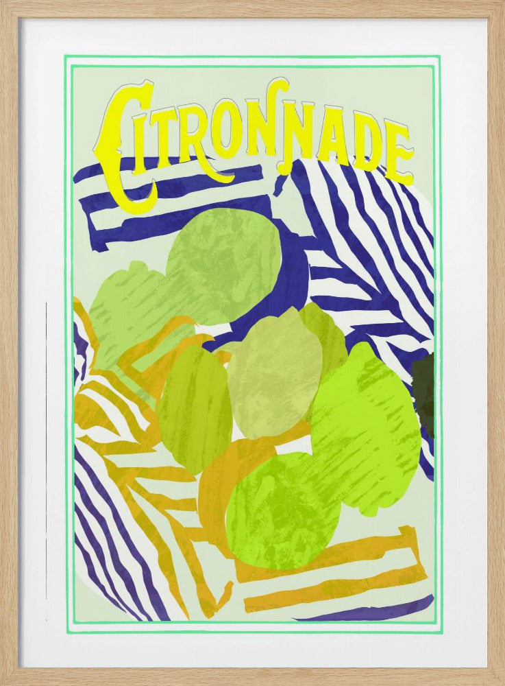 Zitronengelb und Grün | Poster