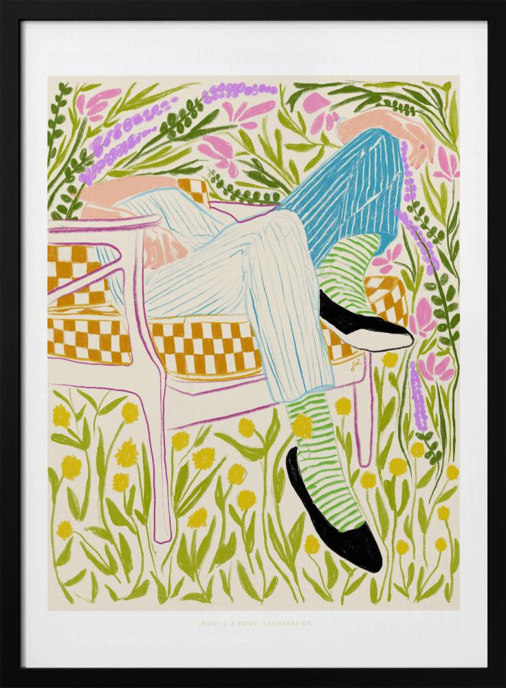 Jlr Ruhe im Garten 2 | Poster